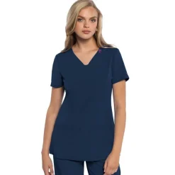 Med Couture Amp Scrub Tops*Women's Shaped V-neck Scrub Top