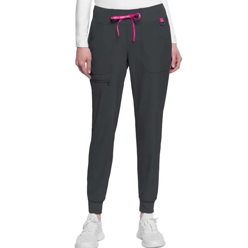Med Couture Amp Scrub Pants*Women's Zip Cargo Pocket Jogger Scrub Pant
