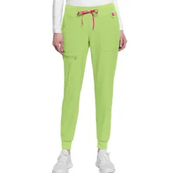 Med Couture Amp Scrub Pants*Women's Zip Cargo Pocket Jogger Scrub Pant