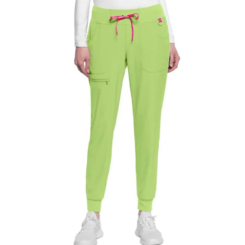 Med Couture Amp Scrub Pants*Women's Zip Cargo Pocket Jogger Scrub Pant
