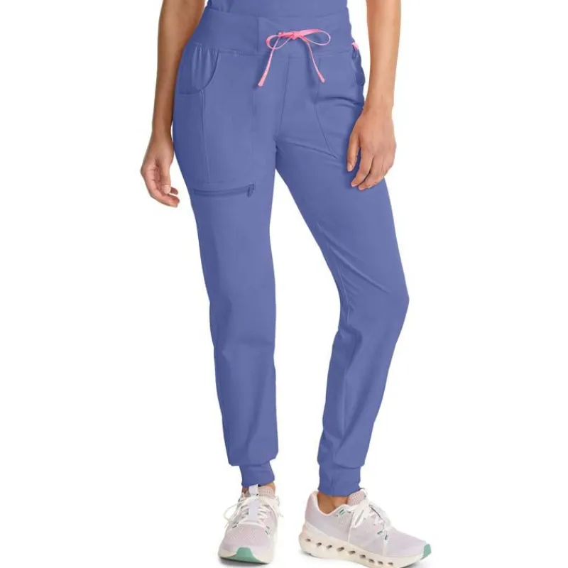 Med Couture Amp Scrub Pants*Women's Zip Cargo Pocket Jogger Scrub Pant
