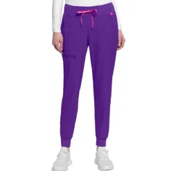 Med Couture Amp Scrub Pants*Women's Zip Cargo Pocket Jogger Scrub Pant
