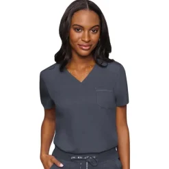 Med Couture Touch Scrub Tops*Women's V-Neck Tuck-In Scrub Top