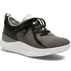 Moshn by KLOGS Footwear | Non-Slip Healthcare*Women's Rhythm Smartknit Sporty Athletic Oxford Charcoal