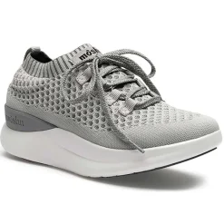 Moshn by KLOGS Footwear | Non-Slip Healthcare*Women's Vigor Smartknit Sporty Athletic Slip On Silver Cloud