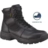 Propper Non-Slip Boots | Non-Steel Safety Toe*Series 100 Men's 6" Side Zip Waterproof Composite Toe Tactical Boot Black