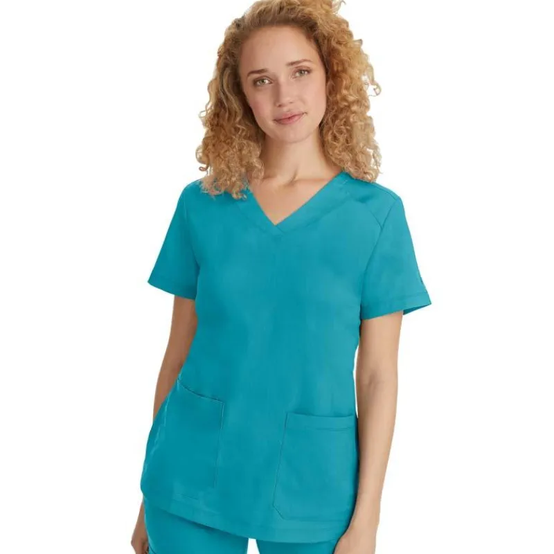 Healing Hands Scrub Tops*Purple Label by Women's Jill V-Neck Scrub Top