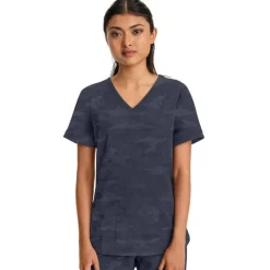 Healing Hands Scrub Tops*Purple Label by Camo Women's Joy V-Neck Scrub Top
