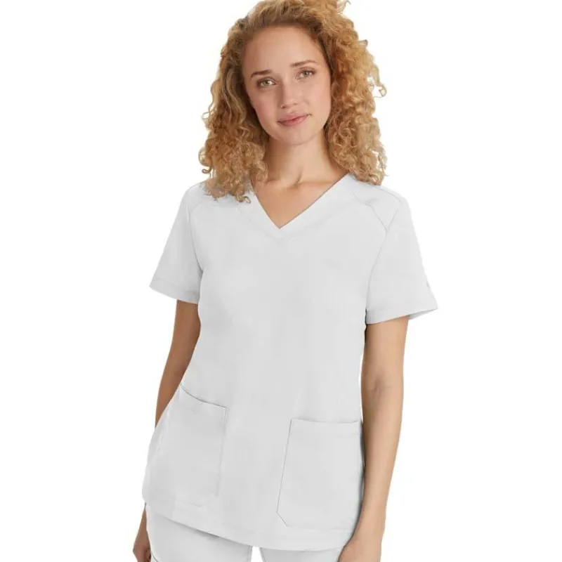 Healing Hands Scrub Tops*Purple Label by Women's Jill V-Neck Scrub Top