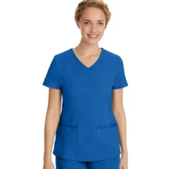 Healing Hands Scrub Tops*Purple Label by Women's Juliet V-Neck Scrub Top