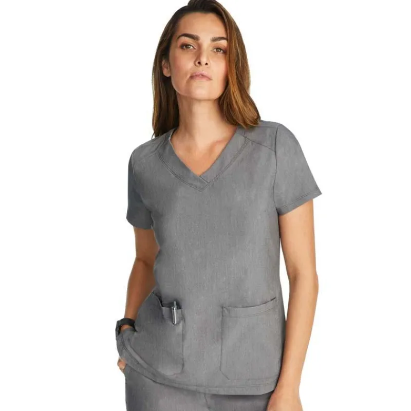 Healing Hands Scrub Tops*Purple Label by Women's Jill V-Neck Scrub Top