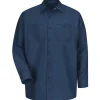 Red Kap Work Shirts*Men's Long Sleeve Industrial Work Shirt