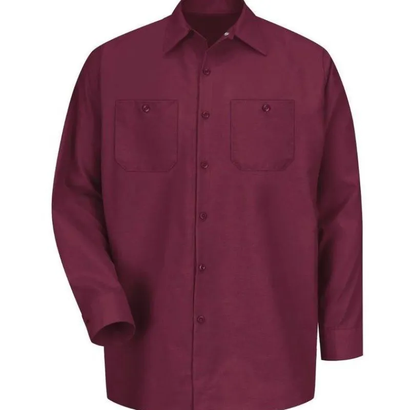 Red Kap Work Shirts*Men's Long Sleeve Industrial Work Shirt