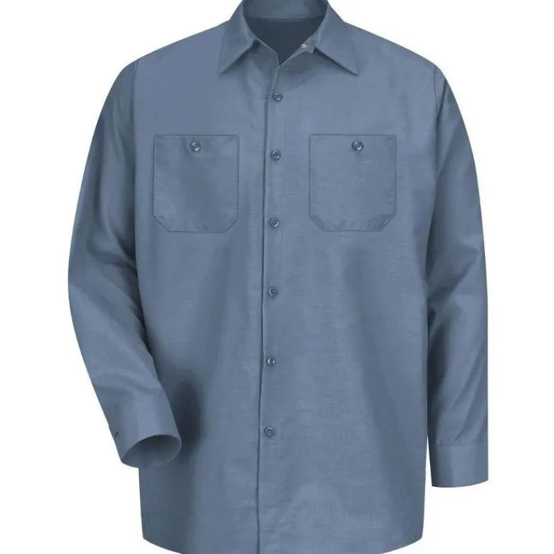 Red Kap Work Shirts*Men's Long Sleeve Industrial Work Shirt