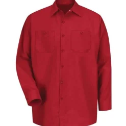 Red Kap Work Shirts*Men's Long Sleeve Industrial Work Shirt