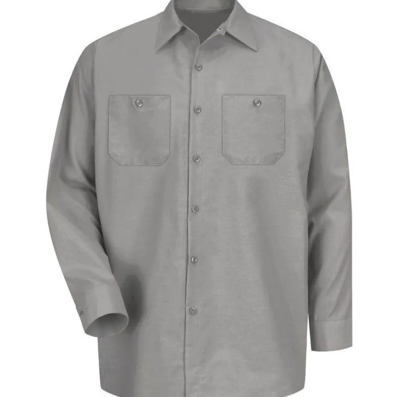 Red Kap Work Shirts*Men's Long Sleeve Industrial Work Shirt