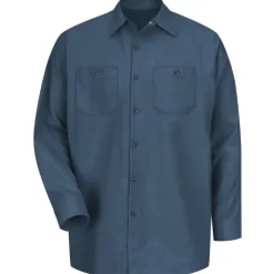 Red Kap Work Shirts*Men's Long Sleeve Industrial Work Shirt