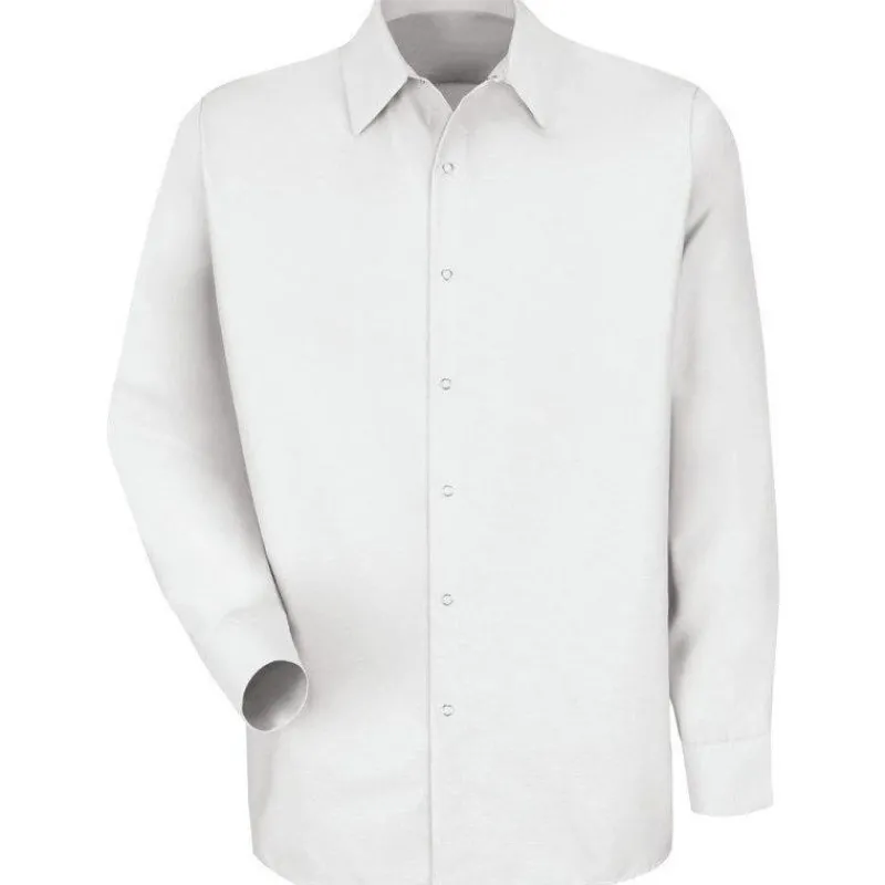 Red Kap Work Shirts*Men's Long Sleeve Specialized Pocketless Work Shirt