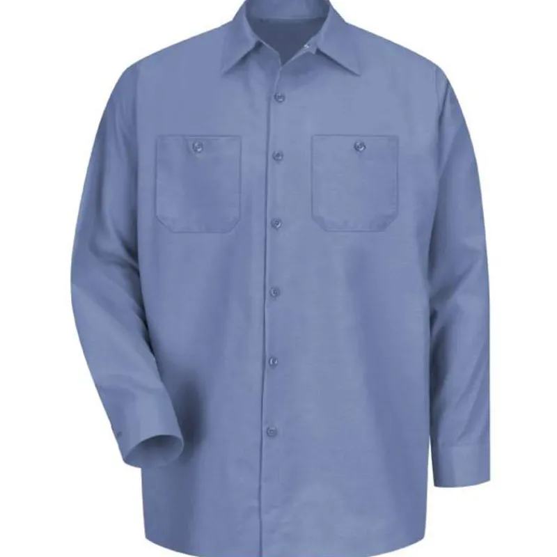 Red Kap Work Shirts*Men's Long Sleeve Industrial Work Shirt