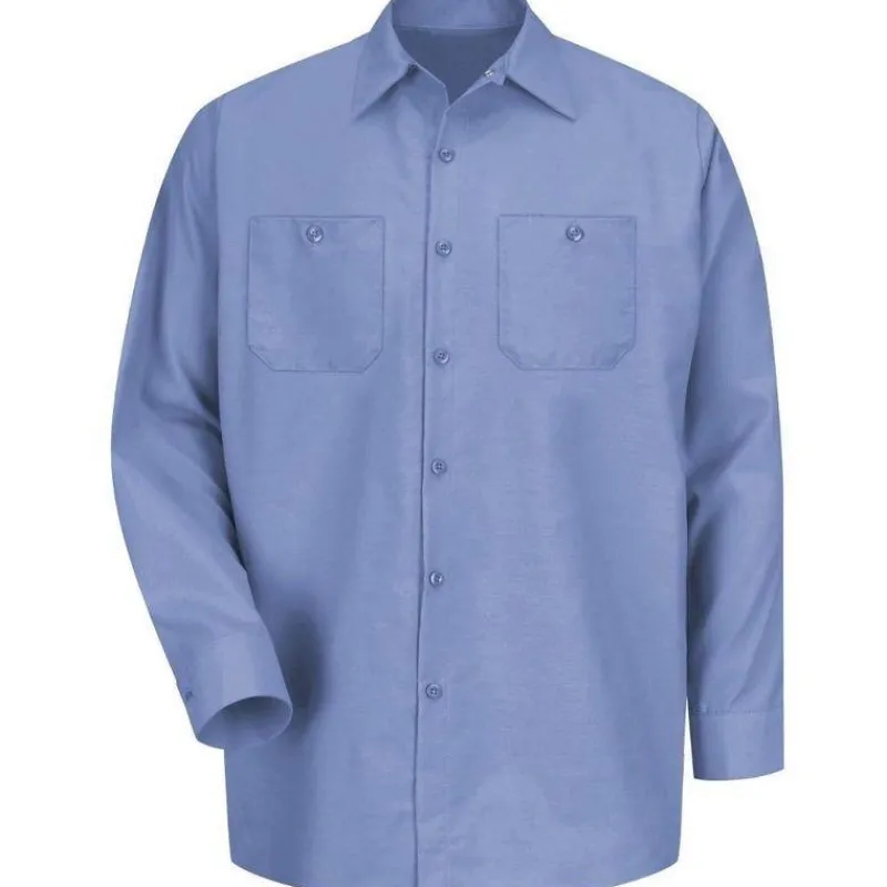 Red Kap Work Shirts*Men's Long Sleeve Industrial Work Shirt