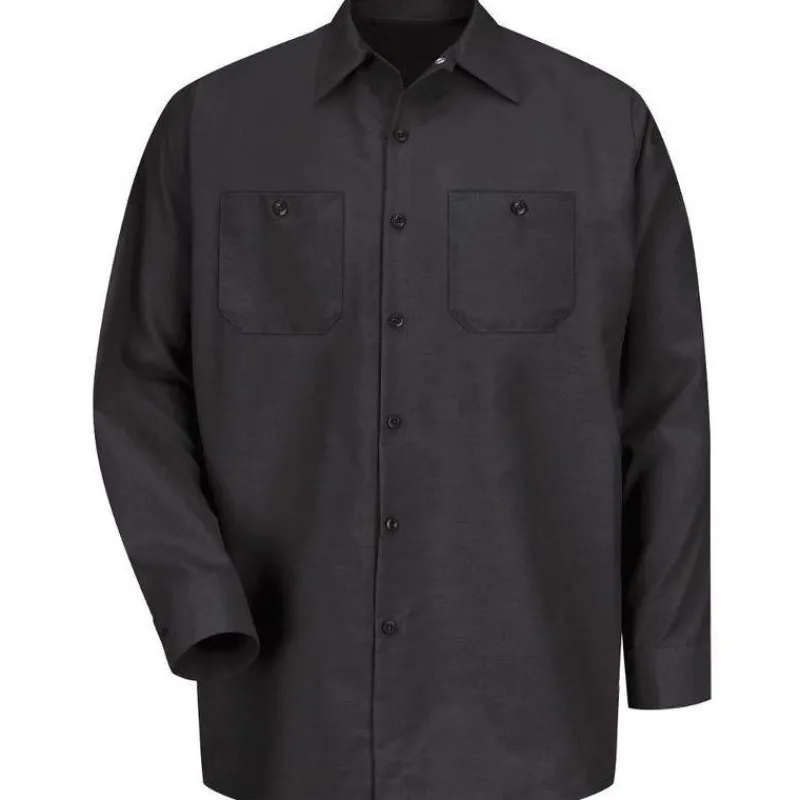 Red Kap Work Shirts*Men's Long Sleeve Industrial Work Shirt