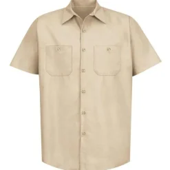 Red Kap Work Shirts*Men's Short Sleeve Industrial Work Shirt