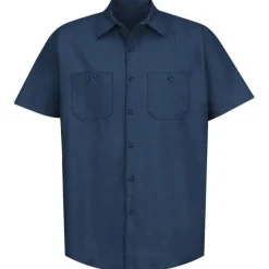 Red Kap Work Shirts*Men's Short Sleeve Industrial Work Shirt