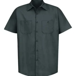 Red Kap Work Shirts*Men's Short Sleeve Industrial Work Shirt