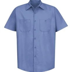 Red Kap Work Shirts*Men's Short Sleeve Industrial Work Shirt