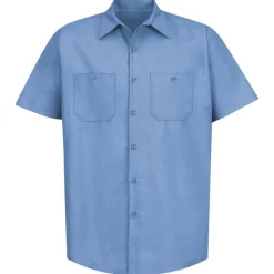 Red Kap Work Shirts*Men's Short Sleeve Industrial Work Shirt