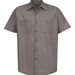 Red Kap Work Shirts*Men's Short Sleeve Industrial Work Shirt