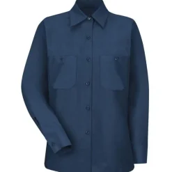 Red Kap Shirts | Work Shirts*Women's Long Sleeve Industrial Work Shirt