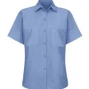 Red Kap Shirts | Work Shirts*Women's Short Sleeve Industrial Work Shirt