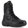 Reebok Non-Slip Boots | Tactical*Duty Men's 8" Rapid Response RB Side Zip Tactical Boot Black