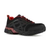 Reebok Athletic*Men's Beamer ESD Composite Toe Athletic Work Shoe Black / Red