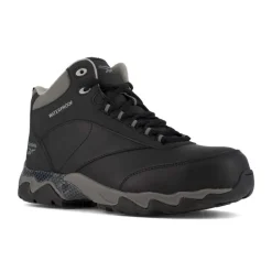 Reebok Non-Steel Safety Toe | Hiking*Men's Beamer Waterproof Composite Toe Athletic Hiker Black / Gray