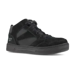 Reebok Athletic*Men's Dayod Composite Toe Light Weight Skateboard Hi Top - Black
