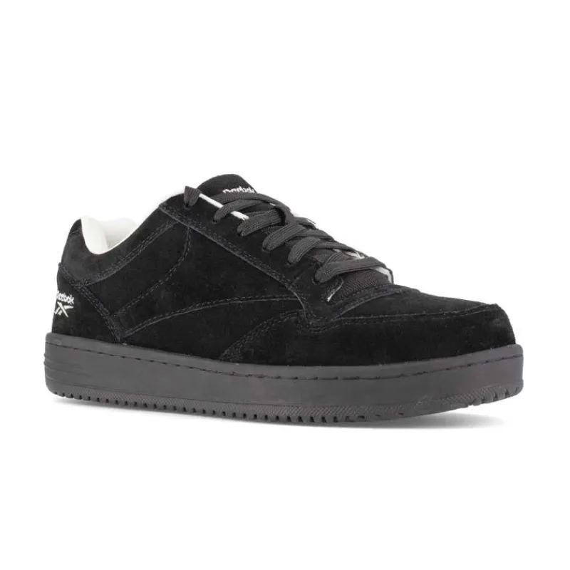 Reebok Athletic*Men's Soyay Steel Toe Classic Skateboard Shoes- Black