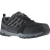 Reebok Non-Slip Shoes | Athletic*Men's Sublite Work Black & Grey Steel Toe ESD Athletic Oxford Black/grey