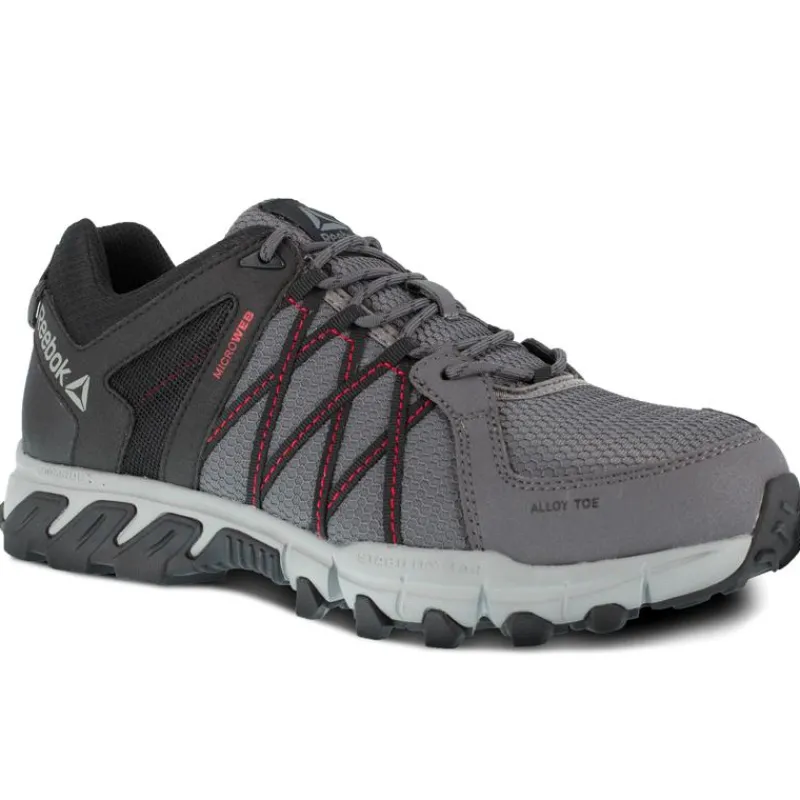 Reebok Non-Slip Shoes | Athletic*Men's Trailgrip Work Alloy Toe Athletic Work Shoe Gray / Black