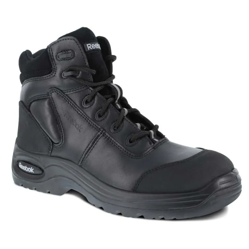 Reebok Non-Steel Safety Toe | Work Boots*Men's Trainex 6-Inch Composite Toe Sport Boots- Black