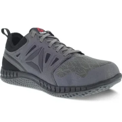 Reebok Non-Slip Shoes | Athletic*Men's Zprint Work Steel Toe Athletic Work Shoe Grey