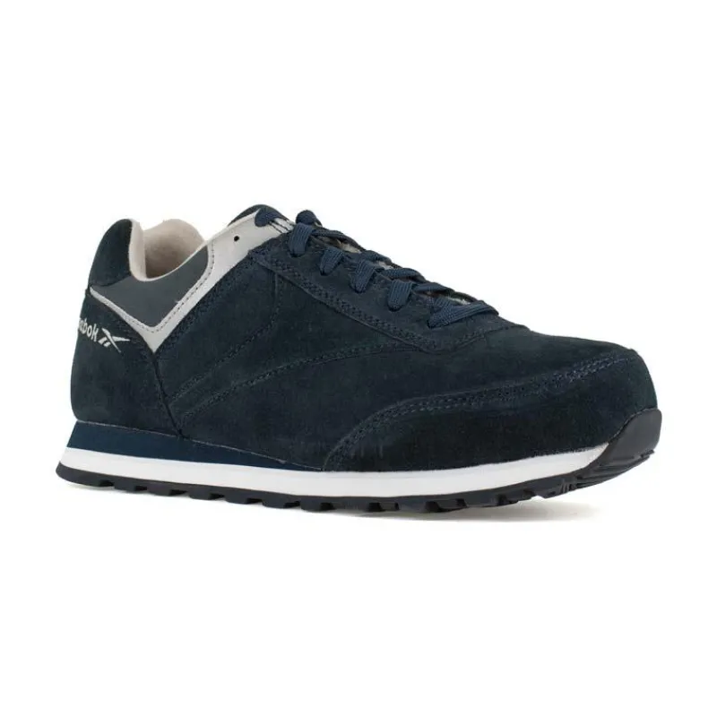 Reebok Athletic | Footwear*Women's Leelap Steel Toe Suede Leather Retro Jogger Oxford- Blue Navy