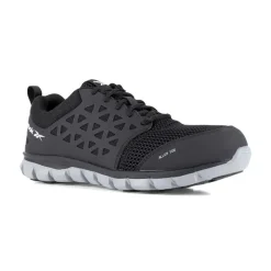 Reebok Non-Slip Shoes | Athletic*Women's Sublite Cushion Work Alloy Toe Athletic Oxford Black