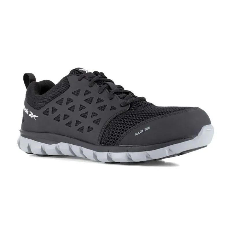 Reebok Non-Slip Shoes | Athletic*Women's Sublite Cushion Work Alloy Toe Athletic Oxford Black