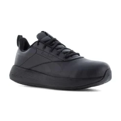 Reebok Non-Slip Shoes | Athletic*Work Men's DMXair Comfort+Work Composite Toe ESD Athletic Work Shoe Black