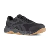 Reebok Non-Slip Shoes | Athletic*Work Men's Nanoflex TR Work Composite Toe Athletic Work Shoe Black/gum