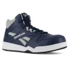 Reebok Non-Slip Shoes | Athletic*Works Men's BB4500 Work ESD Composite Toe Athletic Hi Top Work Sneaker Navy / Gray