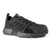 Reebok Non-Slip Shoes | Athletic*Works Men's Fusion Flexweave Composite Toe Athletic Work Shoe Black/grey