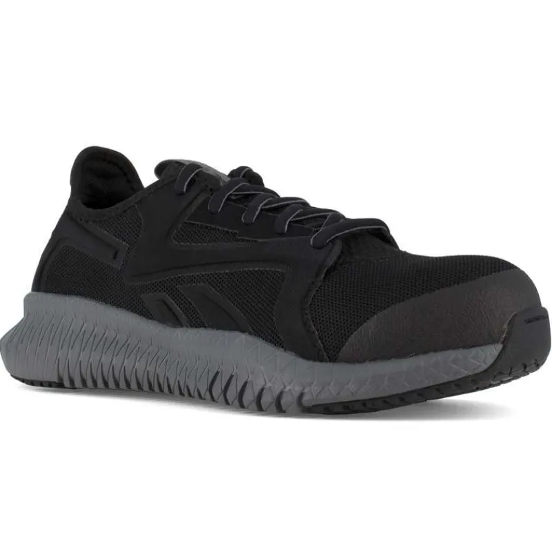 Reebok Athletic | Non-Slip Shoes*Works Women's Flexagon 3.0 Work ESD Composite Toe Athletic Work Shoe Black/grey